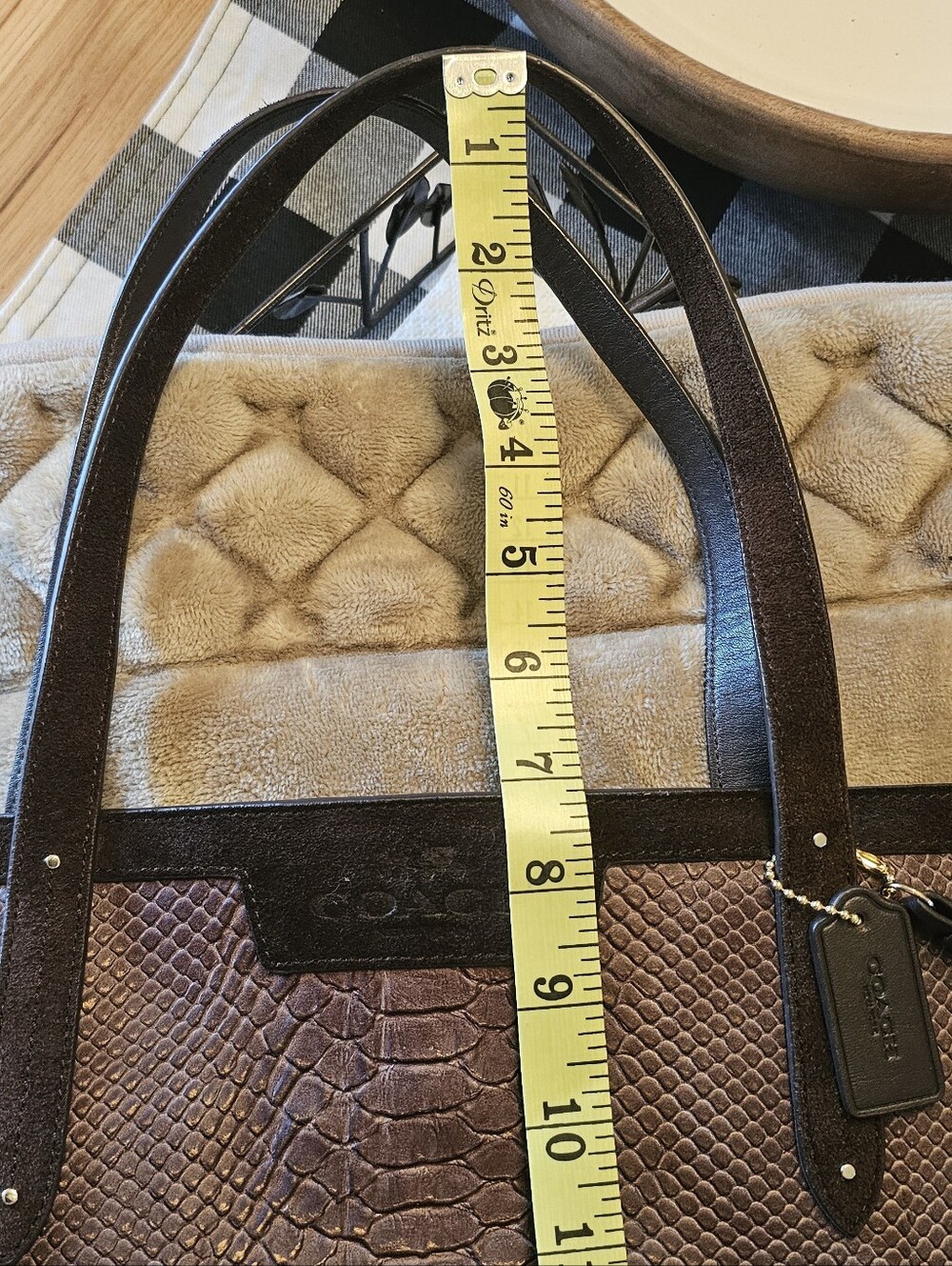 Coach Brown Interior with Gold Hardware - Picture 9 of 10